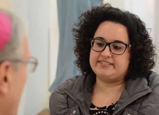 “Cronista per 5 minuti”, a Ulmi (Salemi) Mariangela Messina intervista il Vescovo