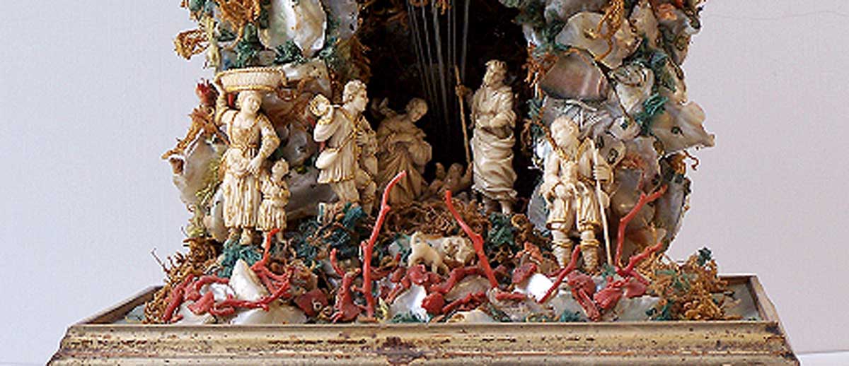 Al Museo Diocesano Il Presepe In Corallo Madreperla E Avorio L Opera Di Tipa In Prestito Dal Pepoli Diocesi Mazara Del Vallo